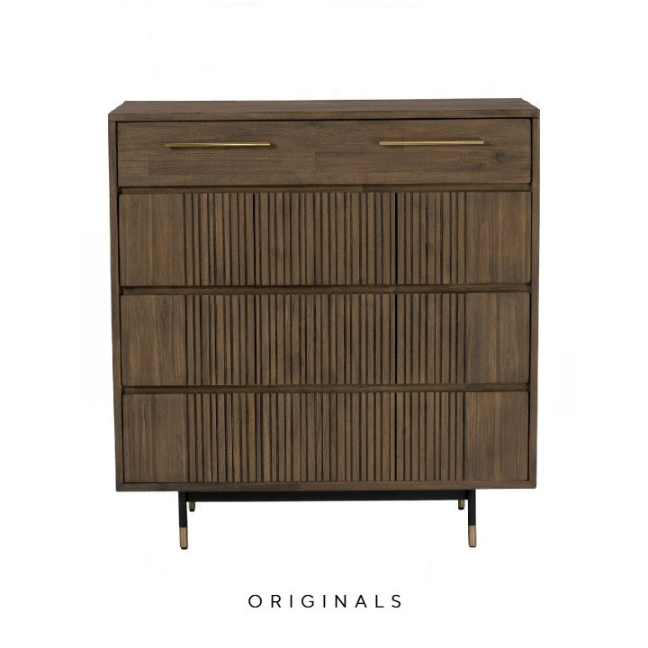 ODGAARD Modern Solid Wood Tall Dresser