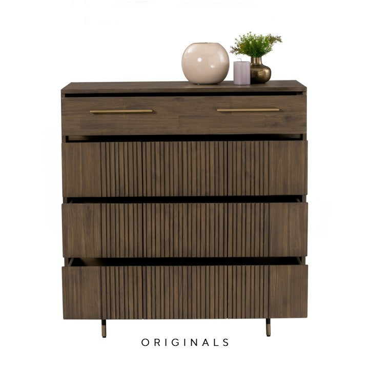 ODGAARD Modern Solid Wood Tall Dresser