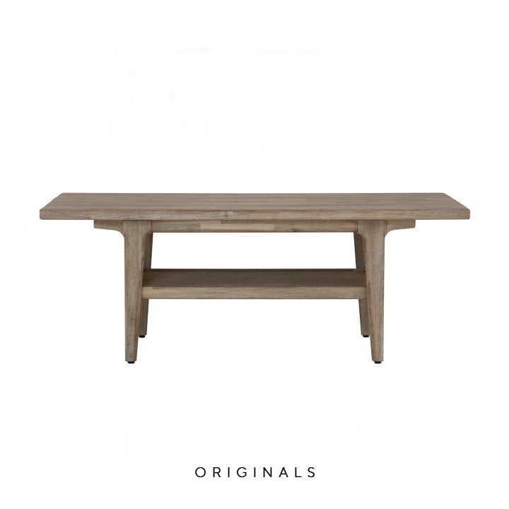 JANEN Modern Solid Wood Coffee Table