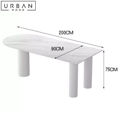 OKLEY Modern Sintered Stone Dining Table