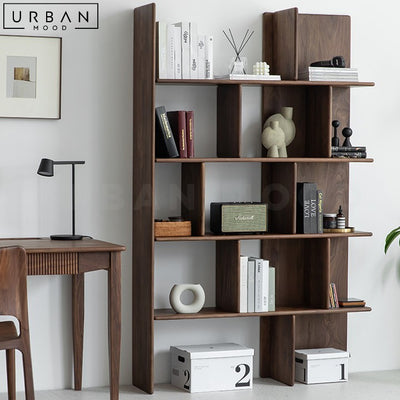 OAKLY Modern Solid Wood Display Shelf