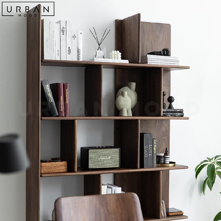 OAKLY Modern Solid Wood Display Shelf