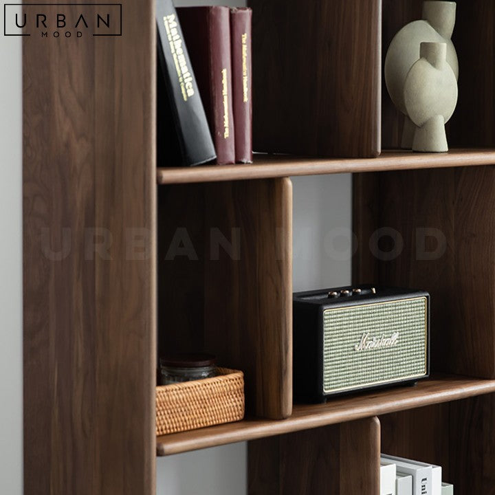 OAKLY Modern Solid Wood Display Shelf