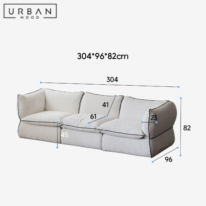 OLLIS Modern Fabric Sofa