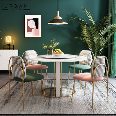 OMAR Modern Velvet Dining Chair (Set of 2)