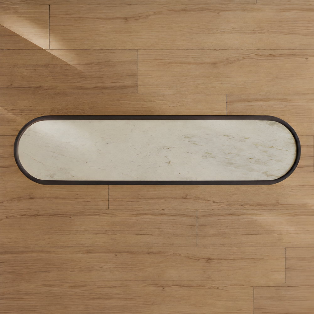 OMELA Sintered Stone Entryway Console Table - Urban Mood Singapore