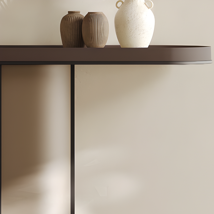 OMELA Sintered Stone Entryway Console Table - Urban Mood Singapore