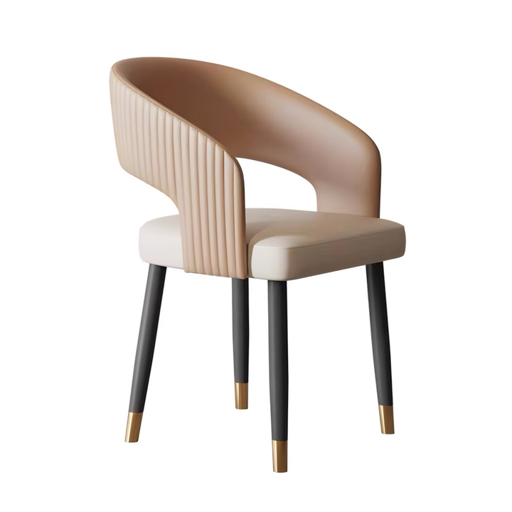 ONDREL Modern Leather Dining Chair - Urban Mood Singapore