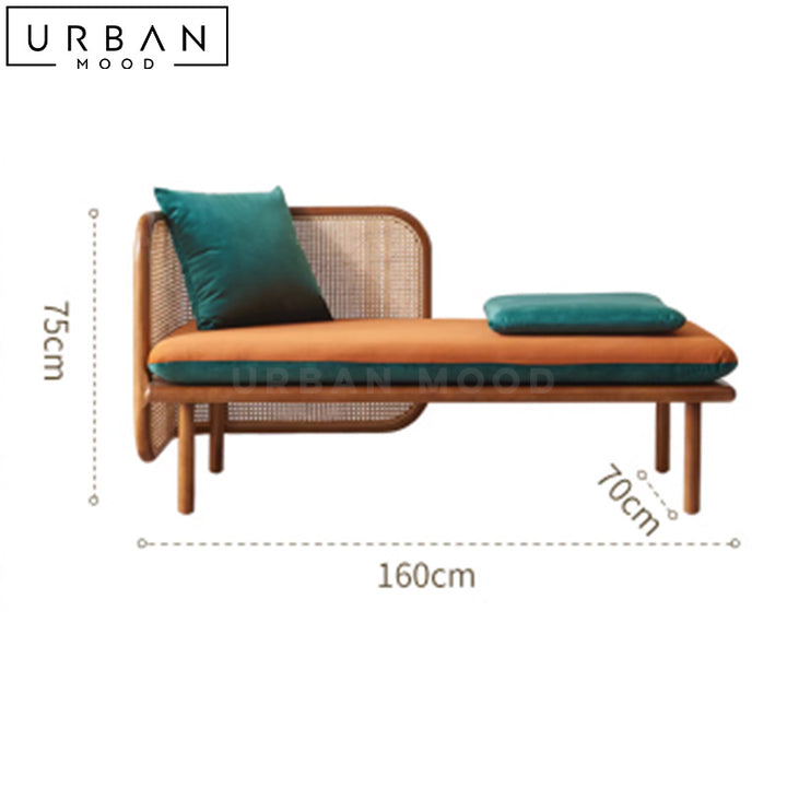 OONA Japandi Rattan Sofa