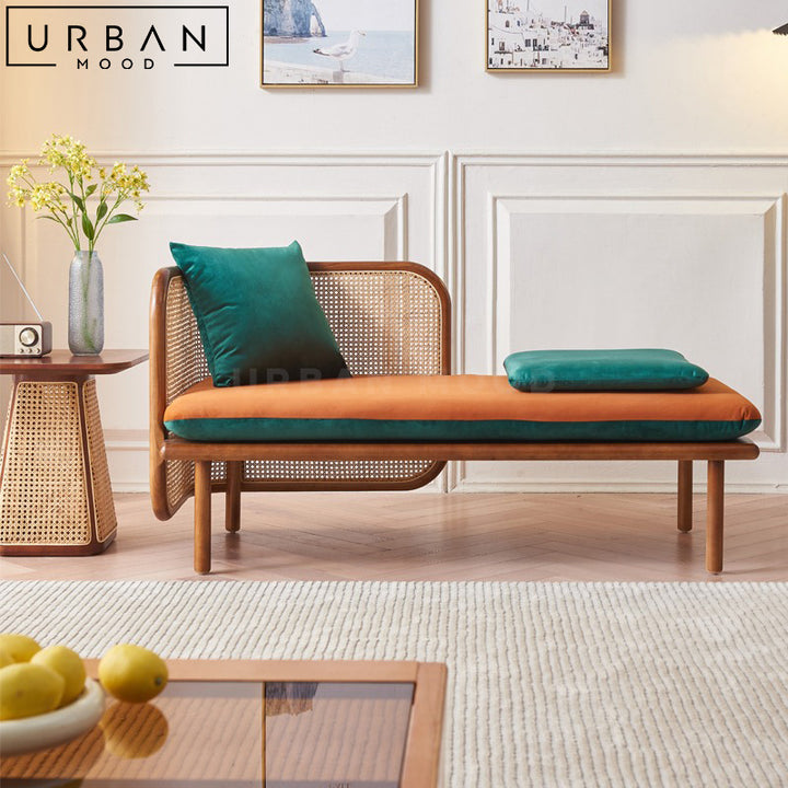 OONA Japandi Rattan Sofa