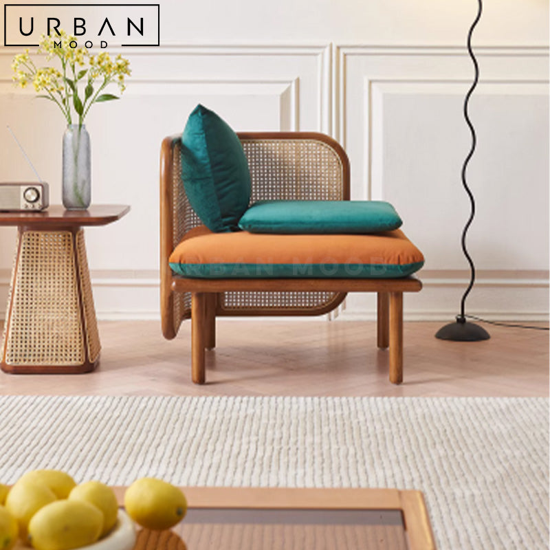 OONA Japandi Rattan Sofa