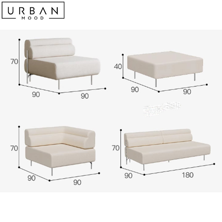 OPALE Modern Fabric Sofa