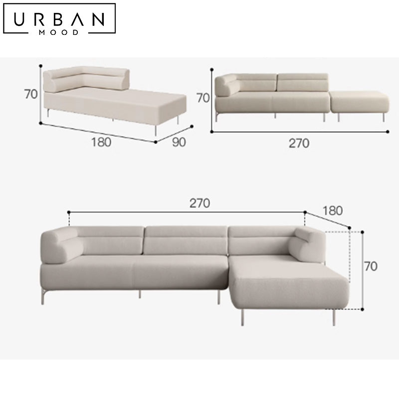 OPALE Modern Fabric Sofa