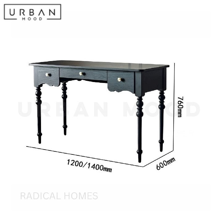 OPAL Victorian Solid Wood Study Table