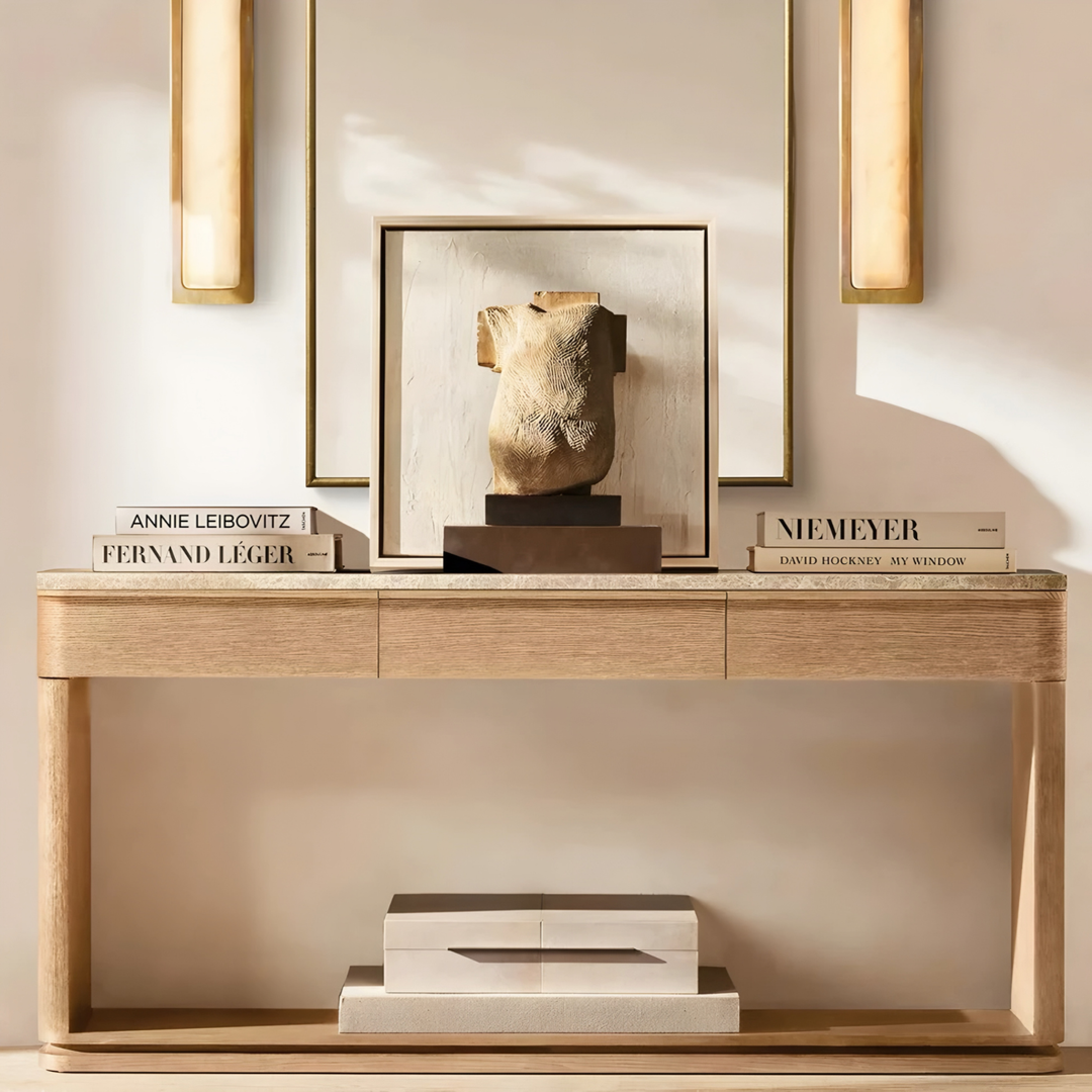 ORENZA Modern Marble Console Table - Urban Mood Singapore