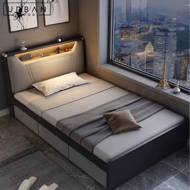 OROR Modern Storage Bedframe