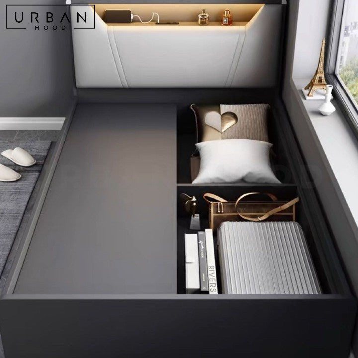 OROR Modern Storage Bedframe