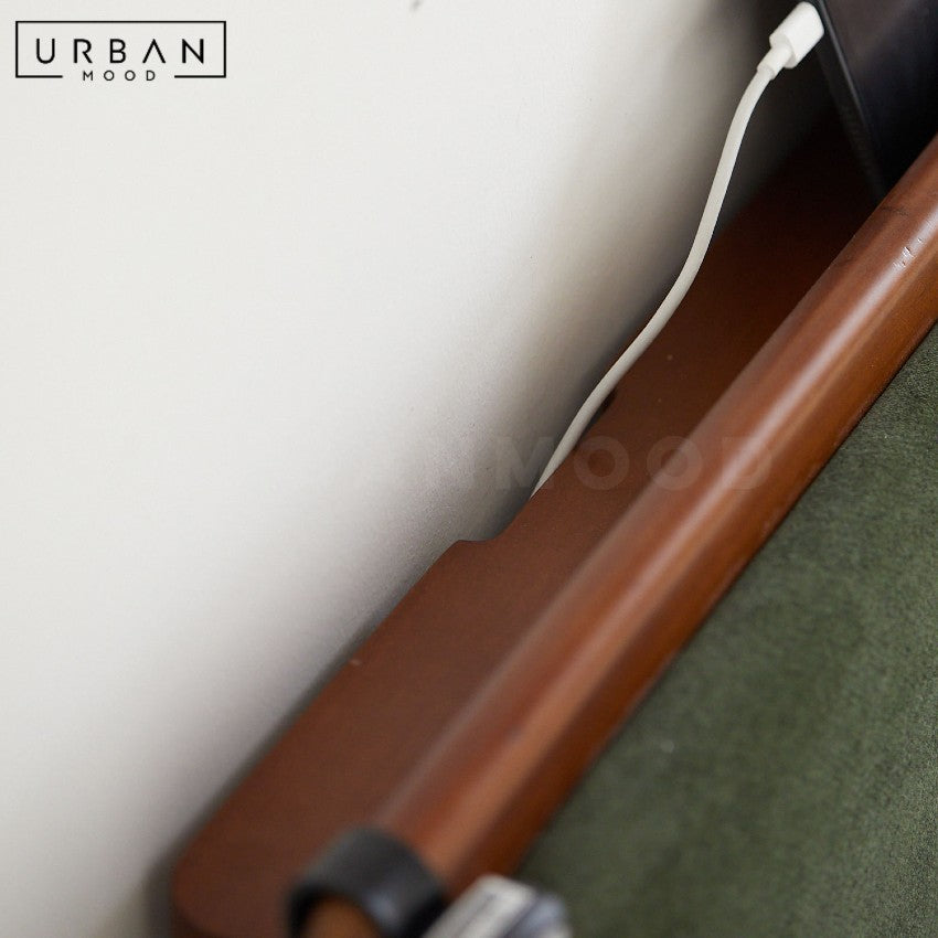 ORPHEUS Modern Electric Solid Wood Storage Bedframe