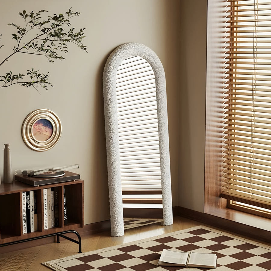 ORVANE Arch Velvet Floor Mirror - Urban Mood Singapore