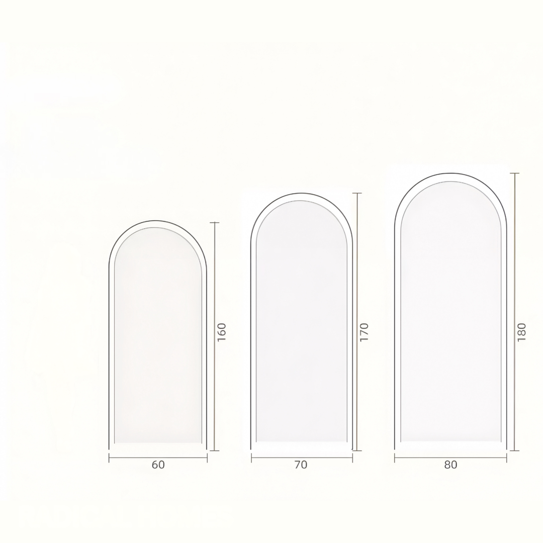 ORVANE Arch Velvet Floor Mirror - Urban Mood Singapore
