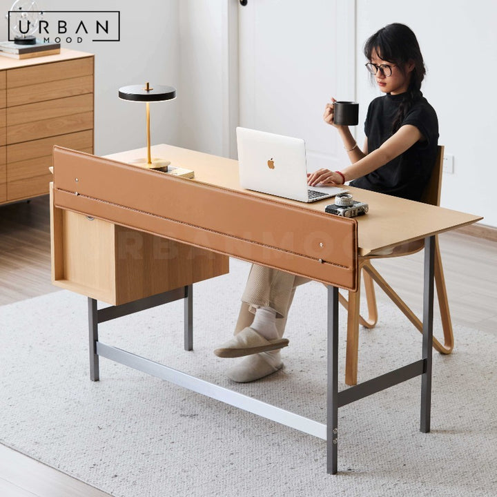 OSAKA Scandinavian Solid Wood Study Table
