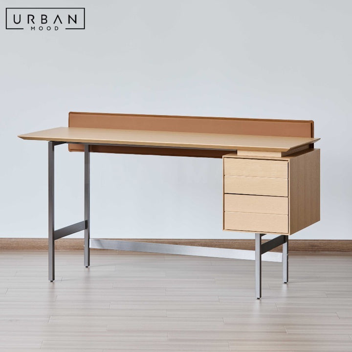 OSAKA Scandinavian Solid Wood Study Table