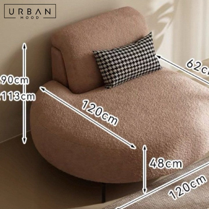 SAMMO Modern Electric Recliner Fabric Sofa