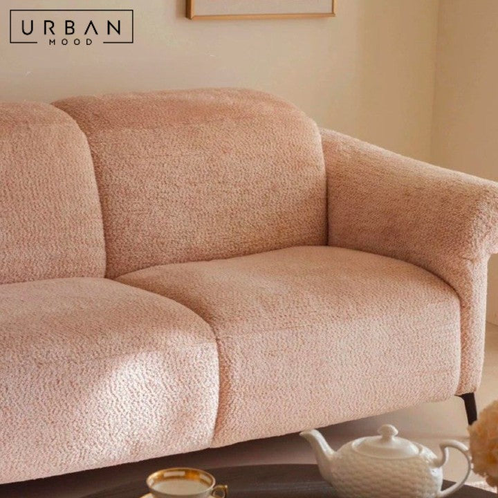SAMMO Modern Electric Recliner Fabric Sofa