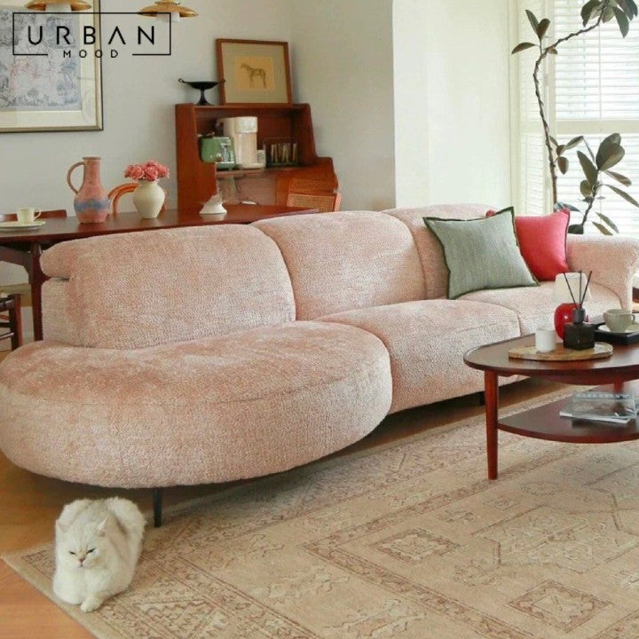 SAMMO Modern Electric Recliner Fabric Sofa