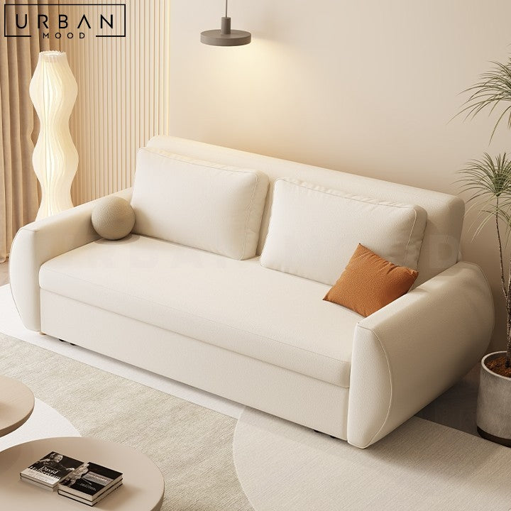 OSEN Multifunctional Leather Sofa Bed