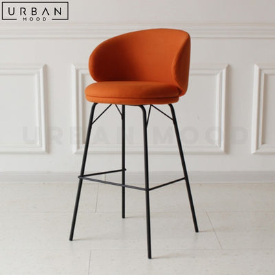 OSHARUS Modern Boucle Bar Stool