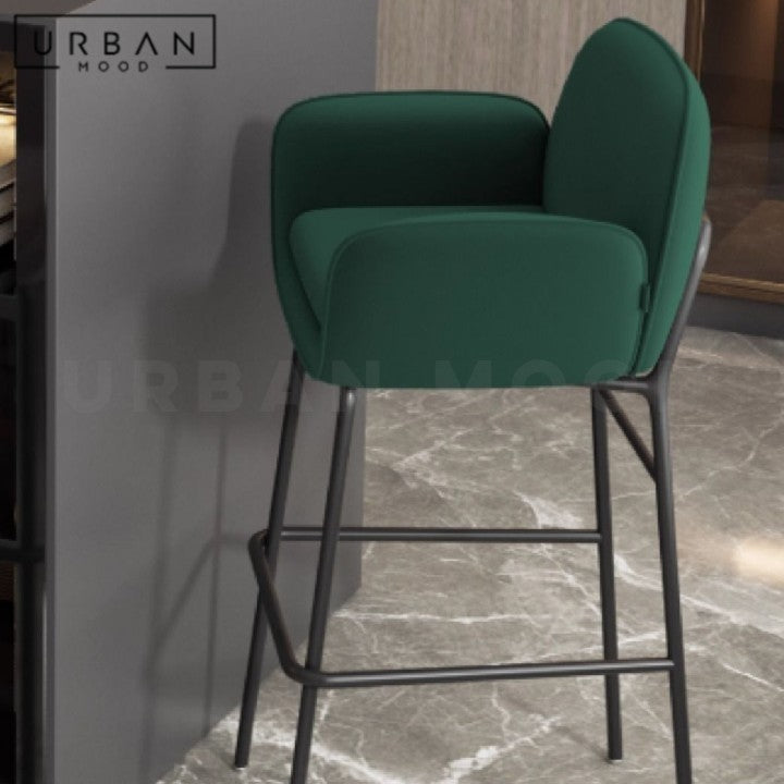 OSORIO Modern Leather Bar Stool
