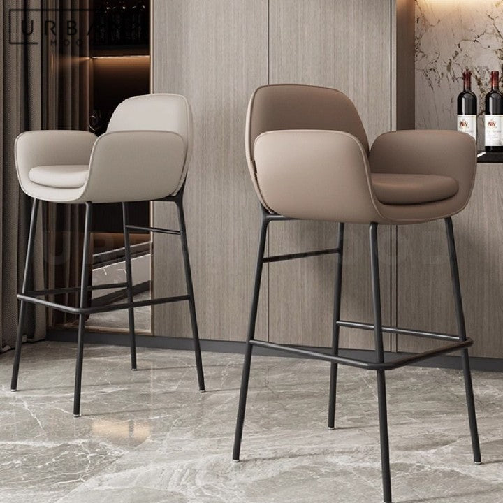 OSORIO Modern Leather Bar Stool