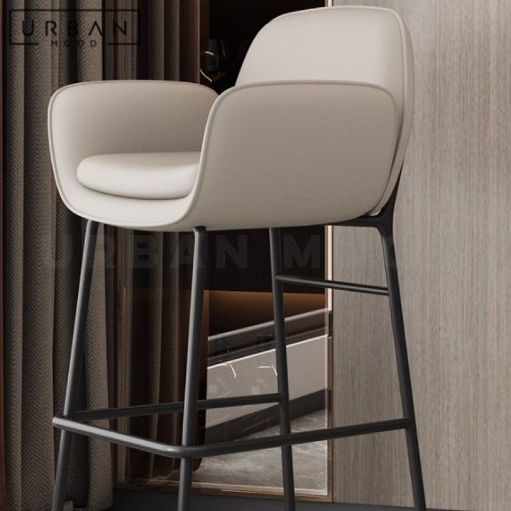 OSORIO Modern Leather Bar Stool