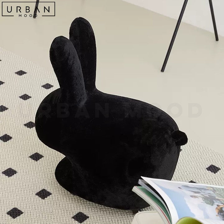 OSSIE Flannel Rabbit Stool