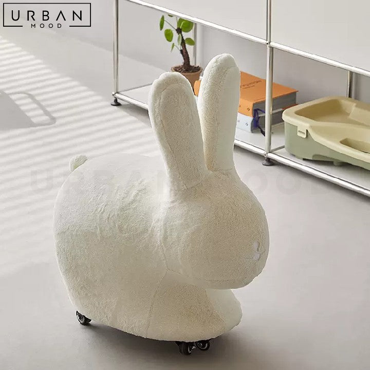 OSSIE Flannel Rabbit Stool