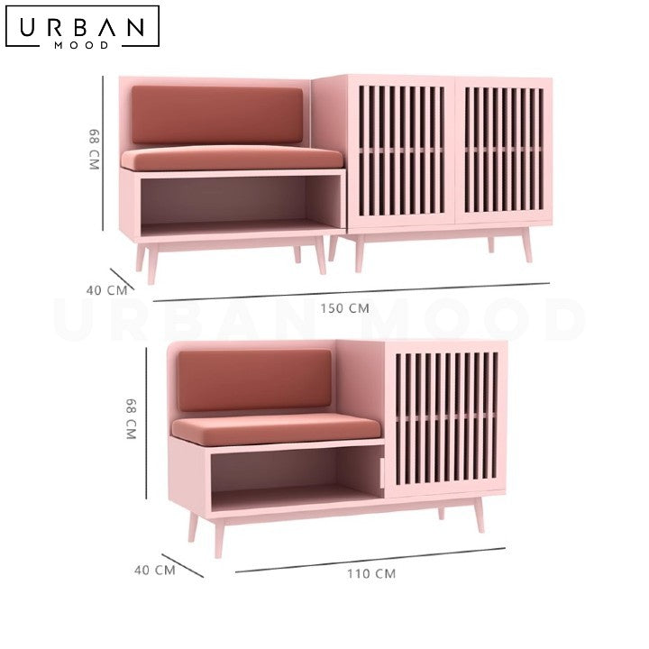 OSU Modern Shoe Cabinet Bench