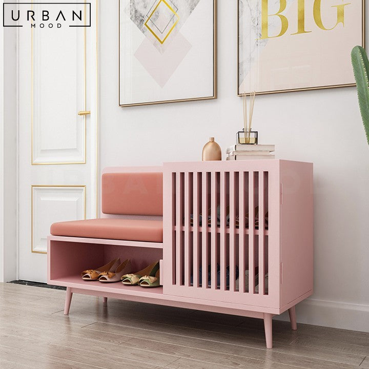 OSU Modern Shoe Cabinet Bench