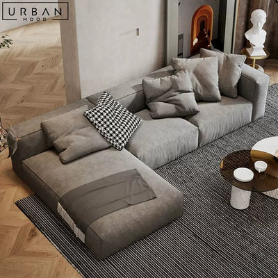 OSO Modern Fabric Sectional Sofa