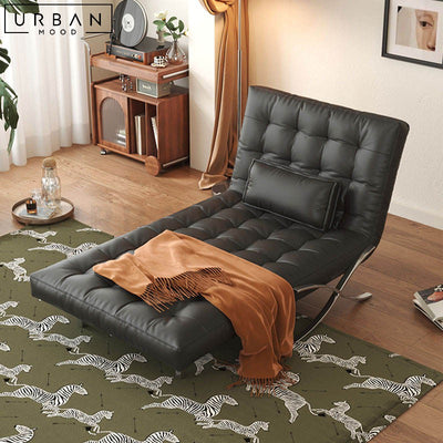 OTAZ Modern Leather Sofa Bed