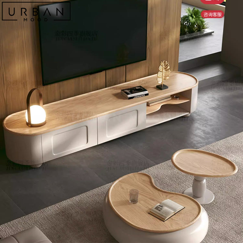 OTILI Japandi TV Console & Coffee Table