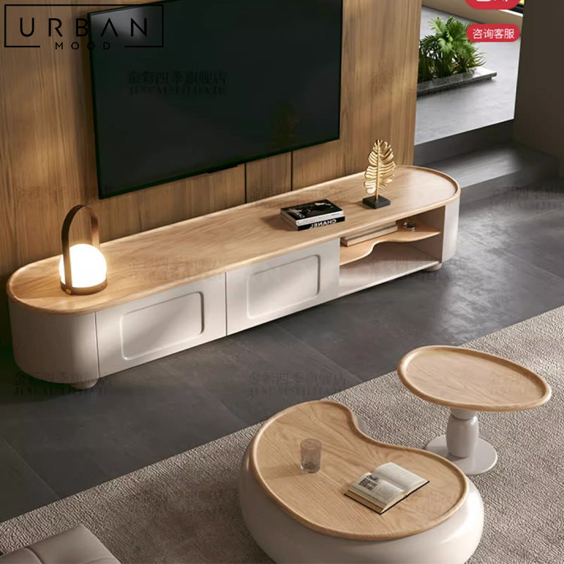 OTILI Japandi TV Console & Coffee Table – Urban Mood