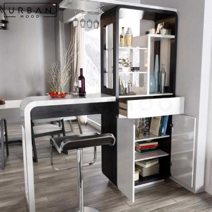 ELLES Modern Bar Table Cabinet