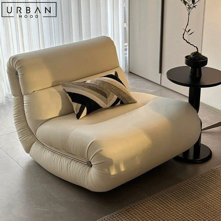 OUMO Modern Leather Lounge Chair