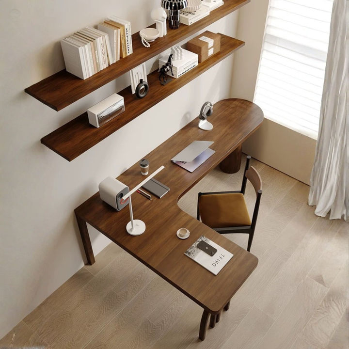 OVALIS Solid Pine Wood Study Table - Urban Mood Singapore