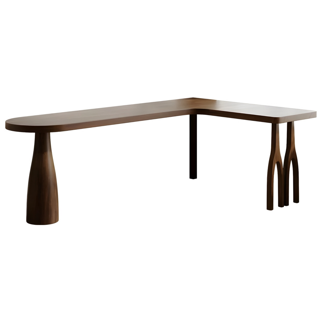 OVALIS Solid Pine Wood Study Table - Urban Mood Singapore