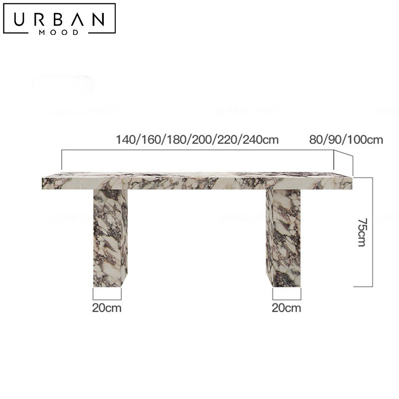 OVANA Modern Sintered Stone Dining Table