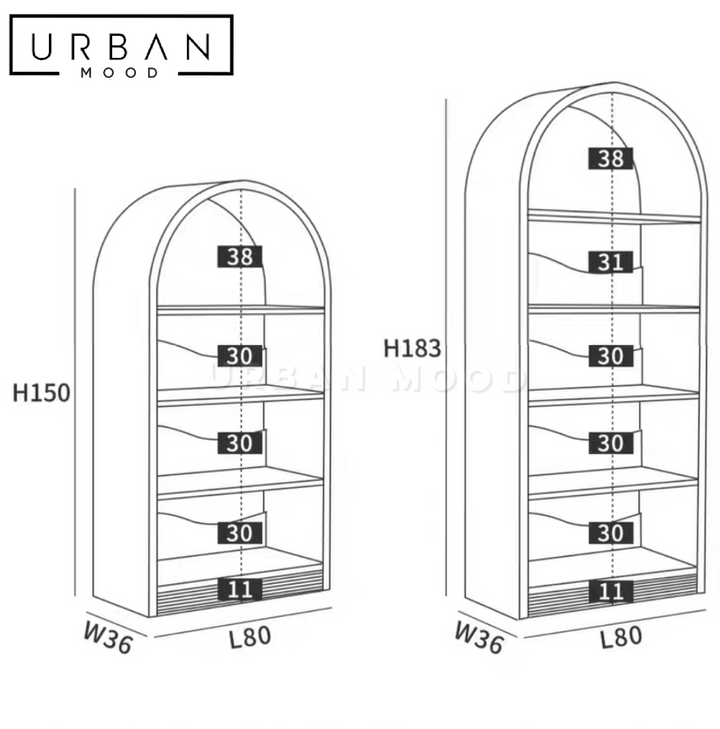 OBLONG Modern Display Shelf