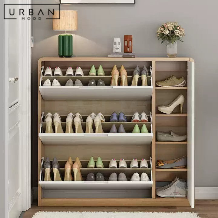 PANEL Modern Ultra Slim Shoe Cabinet