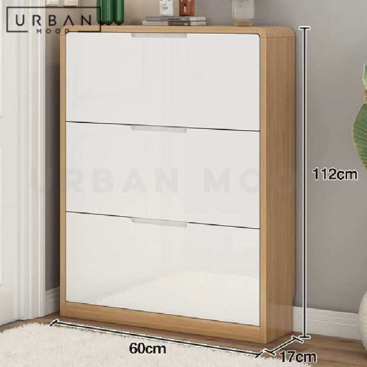 PANEL Modern Ultra Slim Shoe Cabinet